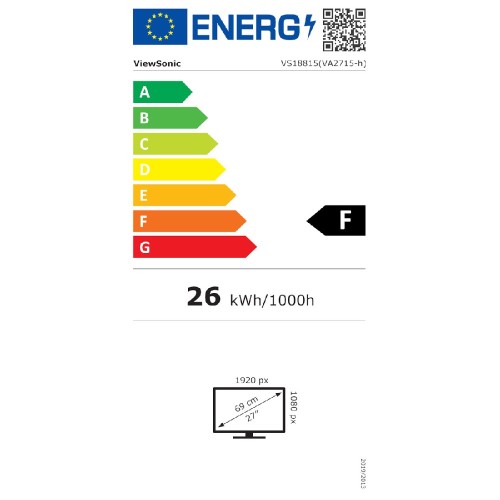 ΟΘΟΝΗ Η/Υ VIEWSONIC VA2715-H 27" FHD VA 75Hz 4ms